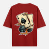 PLAYING CARDS OVERSIZED T-SHIRT